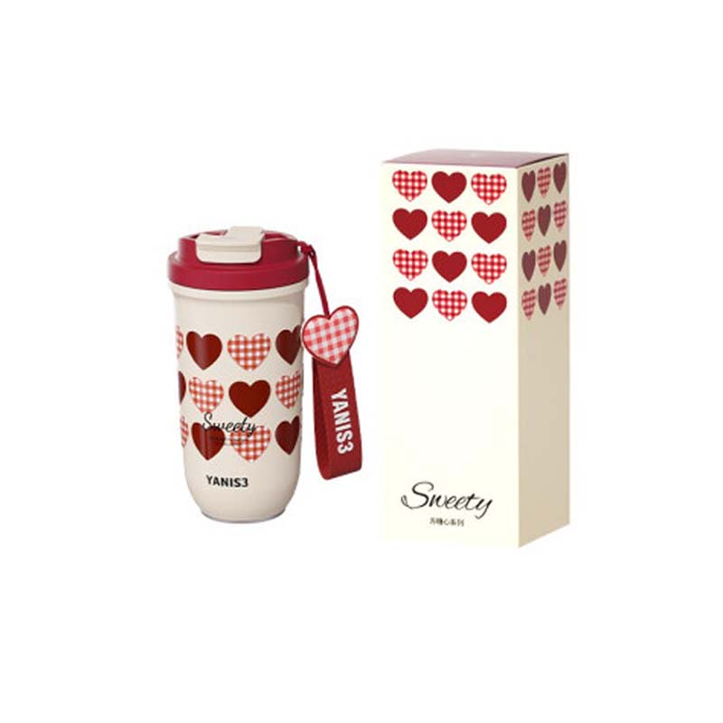 保温杯高颜值女生方糖心保温杯保冷杯
